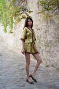 La blouse Léa en soie + la jupe Mia