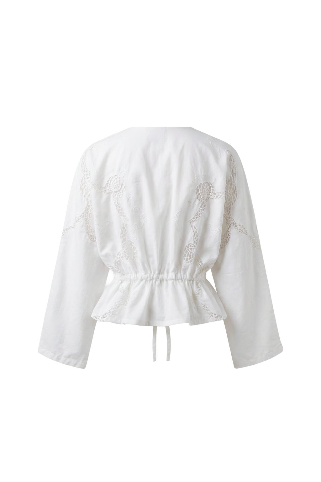 La blouse Léa en coton brodé vintage
