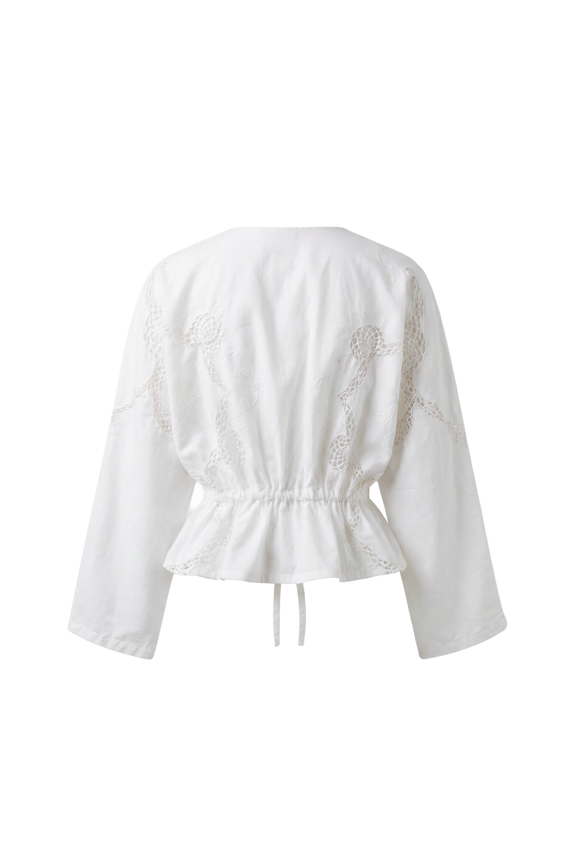 La blouse Léa en coton brodé vintage