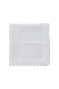 Nappe en lin et broderies anglaises